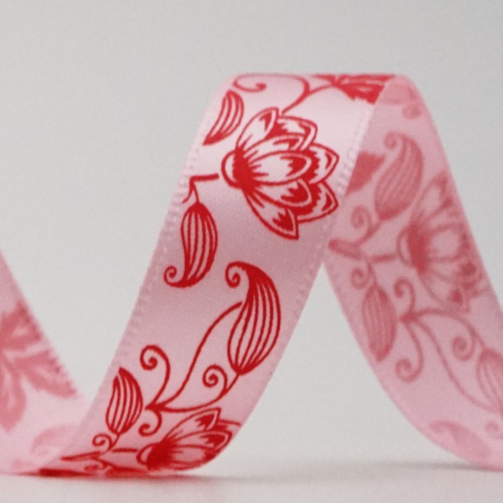 Lotus Flower Ribbon | Holiday Ribbons | Wholesale Ribbon